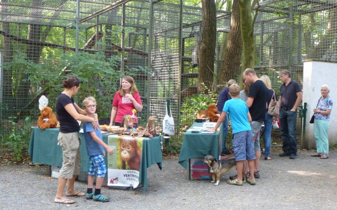 BOS Info­stand im Lein­talzoo Schwaigern