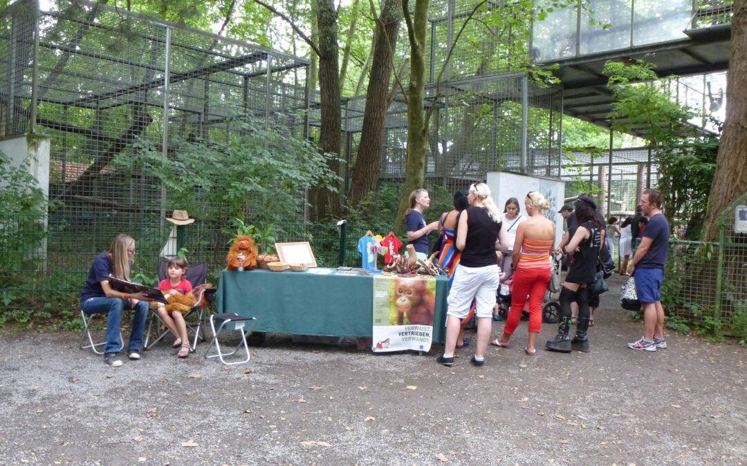 BOS Info­stand im Lein­talzoo Schwaigern