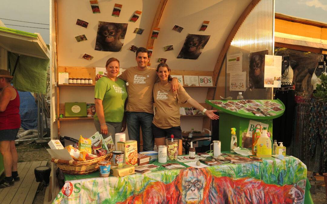 BOS-Stand auf dem Toll­wood Winter­fes­tival in München