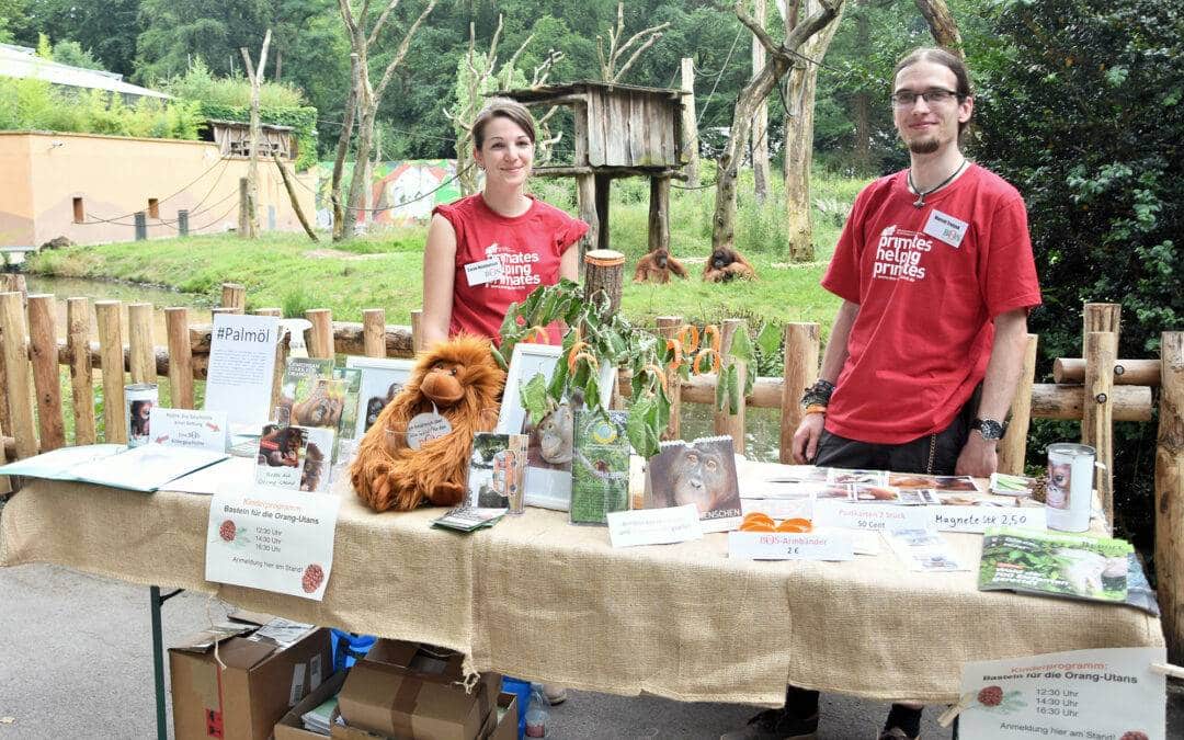 Info­stand im Zoo Dortmund